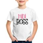 Camiseta Infantil Mini Boss - Foca na Moda