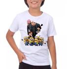 Camiseta Minions Inserimos Nome da Criança e Idade