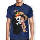 Camiseta Infantil Monkey D.Luffy Rorono Zoro Tony Chopper
