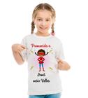 Camiseta Infantil Morena Super Promovida a Irmã Mais Velha