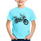 Camiseta Infantil Moto F 800 GS Traços - Foca na Moda