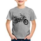 Camiseta Infantil Moto F 800 GS Traços - Foca na Moda