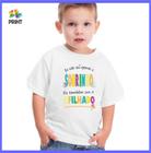 Camiseta Infantil Não Sou Apenas o Sobrinho Eu Também sou Afilhado Est. Menino - DINDA Zlprint