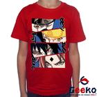 Camiseta Infantil Naruto 100% Algodão Team 7 Anime Time 7 Geeko