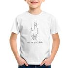 Camiseta Infantil No Prob-llama - Foca na Moda