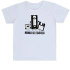 Camiseta Infantil Nunca se esqueça K7 VHS e Disquete