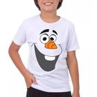 Camiseta Infantil Olaf Frozen Disney Elza Ana Modelo 1