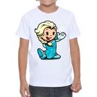 Camiseta Infantil Olaf Frozen Disney Elza Ana Modelo 2