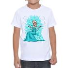Camiseta Infantil Olaf Frozen Disney Elza Ana Modelo 4