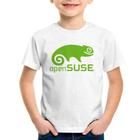 Camiseta Infantil openSUSE Linux Logo - Foca na Moda