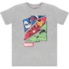 Camiseta Infantil Os Vingadores Cinza - Marvel V