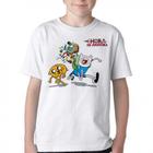 Camiseta Infantil ou adulto Adventure Time Jake Finn mochila Blusa Criança todos tamanhos