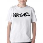 Camiseta Infantil ou adulto Cavalo Criolo médio Blusa Criança todos tamanhos