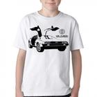 Camiseta Infantil ou adulto De volta para o futuro DeLorean Blusa Criança todos tamanhos