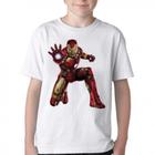 Camiseta Infantil ou adulto Homem de Ferro ataque Blusa Criança todos tamanhos