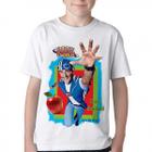 Camiseta Infantil ou adulto Lazy Town Sportacus Blusa Criança todos tamanhos