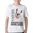 Camiseta Infantil ou adulto lhama animal Blusa Criança todos tamanhos