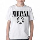 Camiseta Infantil ou adulto Nirvana Carinha Blusa Criança todos tamanhos