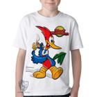 Camiseta Infantil ou adulto Pica Pau 1940 Blusa Criança todos tamanhos