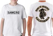 Camiseta Infantil ou adulto Samcro sons of anarchy Blusa Criança todos tamanhos