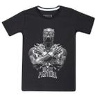 Camiseta Infantil Pantera Negra Preto - Marvel