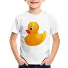 Camiseta Infantil Patinho de Borracha - Foca na Moda