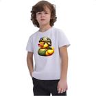 Camiseta Infantil Patinho de borracha Soldado