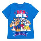 Camiseta Infantil Paw Patrol - Skye, Chase e Marshall - Tamanho 3T