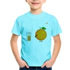 Camiseta Infantil Peeing Orange - Foca na Moda