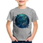 Camiseta Infantil Peixes Sígno - Foca na Moda