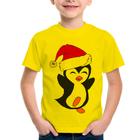 Camiseta Infantil Pinguim Noel - Foca na Moda