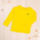 Camiseta Infantil Proteção Uv50+ Manga Longa Amarelo