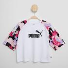 Camiseta Infantil Puma Essentials Street Art Raglan Aop Menina