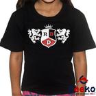 Camiseta Infantil Rebelde 100% Algodão RBD Logo Geeko