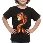 Camiseta Infantil Rei Leão Simba Disney Unissex 0 A 16