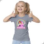 Camiseta Infantil Roblox Menina Pink Princesa Jogo Mineblox