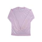 Camiseta Infantil Rosa Bebê M. Longa