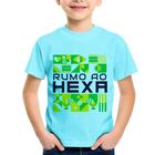 Camiseta Infantil Rumo ao Hexa - Foca na Moda