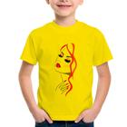 Camiseta Infantil Salão De Beleza Maquiagem - Foca na Moda