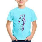 Camiseta Infantil Salão De Beleza Maquiagem - Foca na Moda