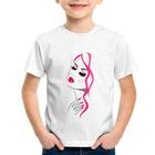 Camiseta Infantil Salão De Beleza Maquiagem - Foca na Moda