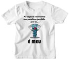 Camiseta Infantil Se alguem encontrar um parafuso