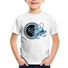 Camiseta Infantil Signo Aquário Astrologia - Foca na Moda