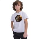 Camiseta Infantil Signo de Leao placa de luxo