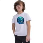 Camiseta Infantil Signo de Peixes placa de luxo