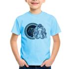 Camiseta Infantil Signo Virgem Astrologia - Foca na Moda