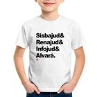 Camiseta Infantil Sisbajud & Renajud & Infojud & Alvará - Foca na Moda