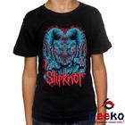 Camiseta Infantil Slipknot 100% Algodão Geeko