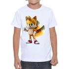 Camiseta Infantil Sonic Tails Modelo 6