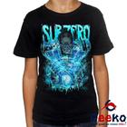 Camiseta Infantil Sub Zero 100% Algodão Mortal Kombat Sub-Zero Geeko